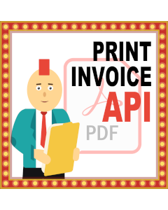 Print Invoice via API